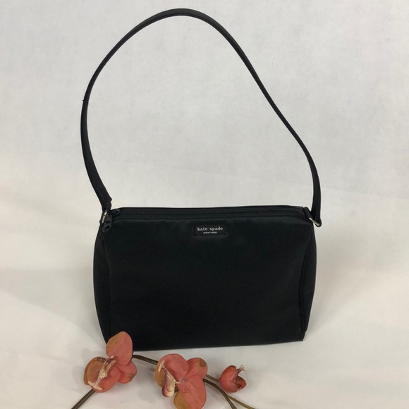 kate spade Handbags - Kate Spade 90's Black Nylon Shoulder Handbag